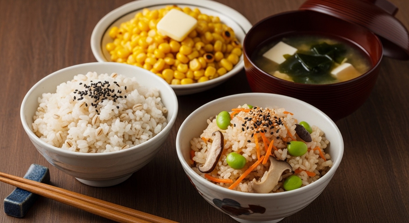 摩訶不思議食堂の穀類膳 | の人気AIイラスト・グラビア