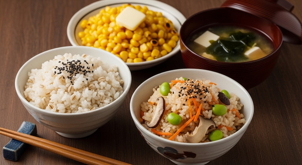 摩訶不思議食堂の穀類膳