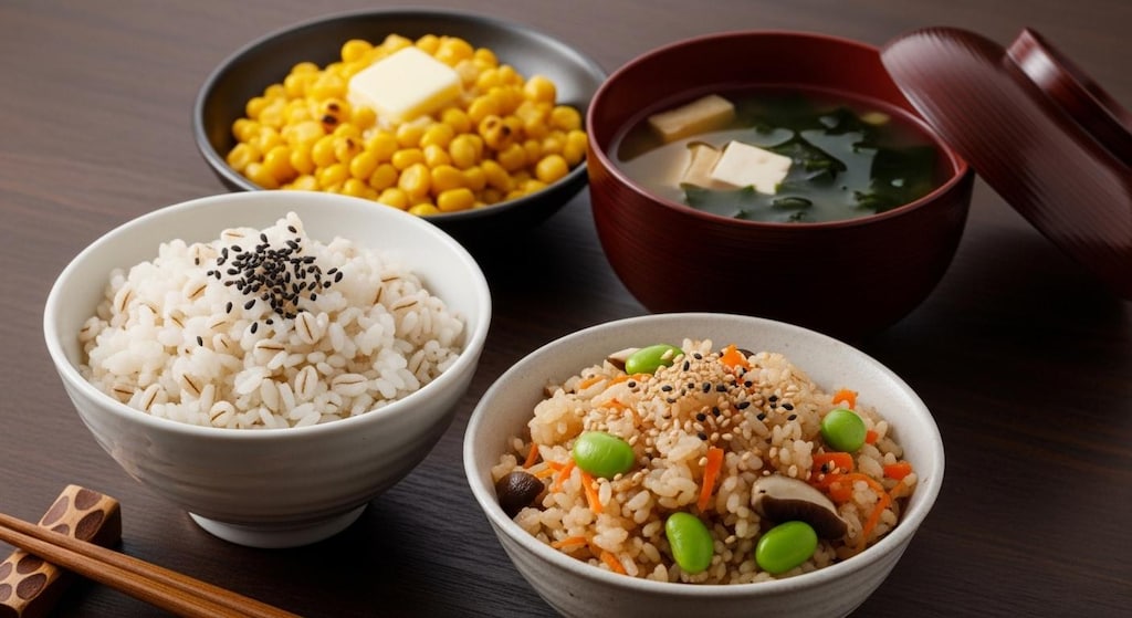 摩訶不思議食堂の穀類膳