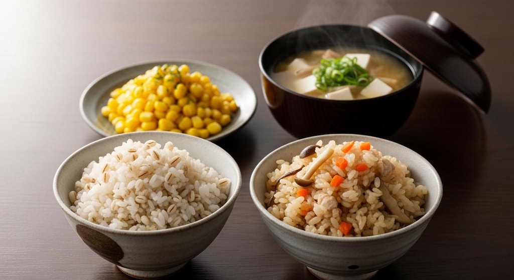 摩訶不思議食堂の穀類膳