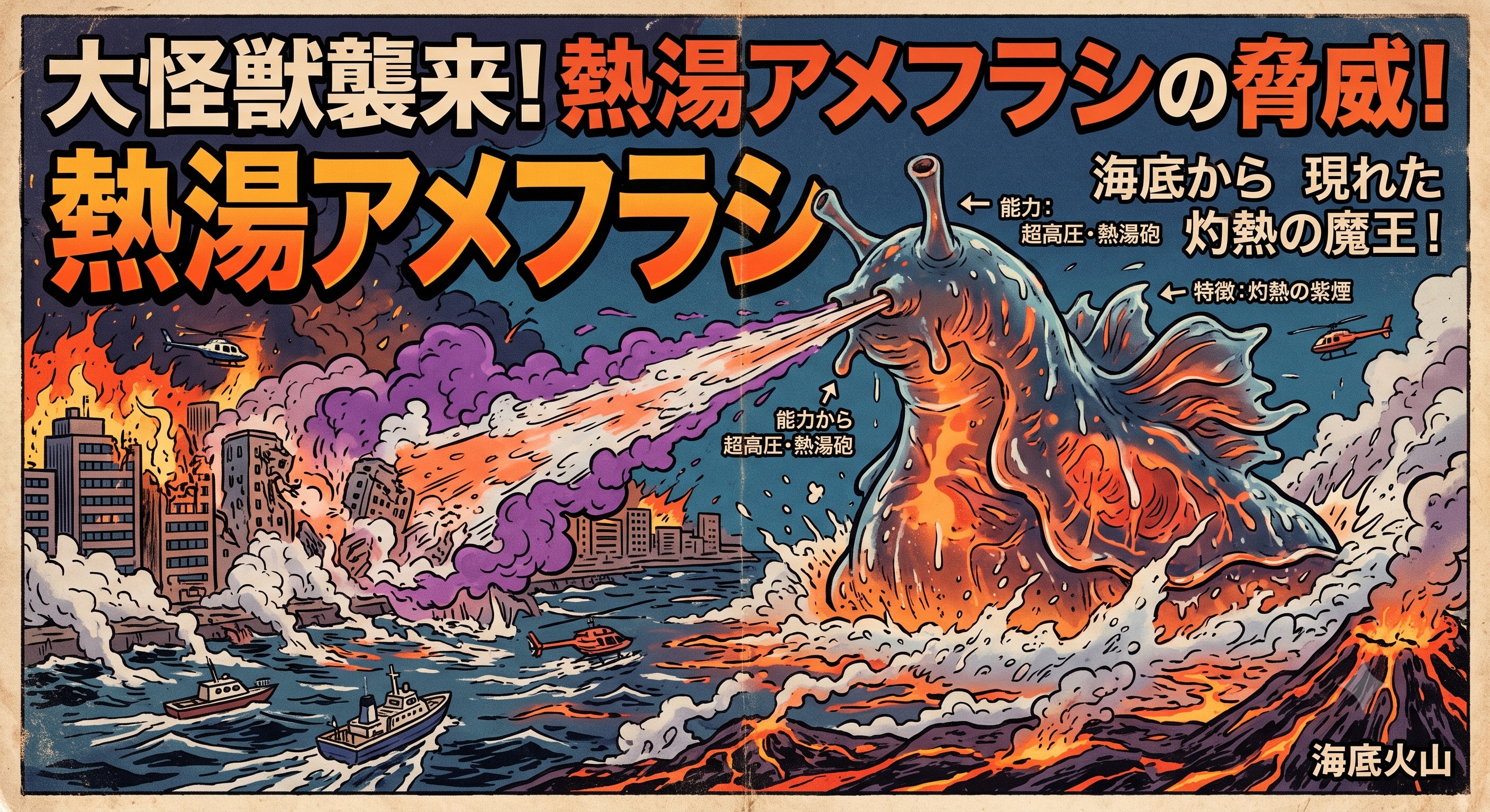 熱湯アメフラシ