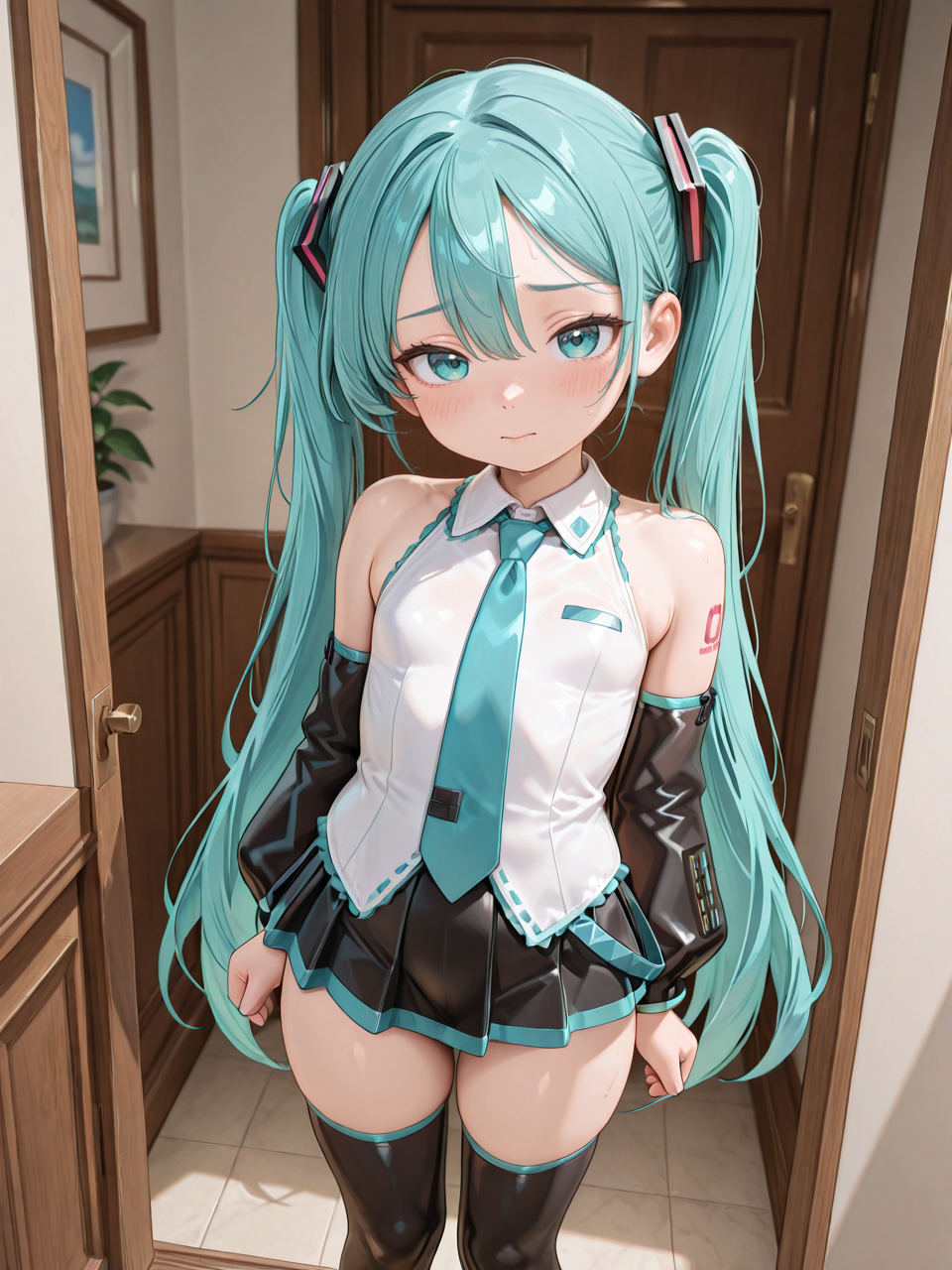 幼児化ボーカロイドノーパンたくし上げ動画