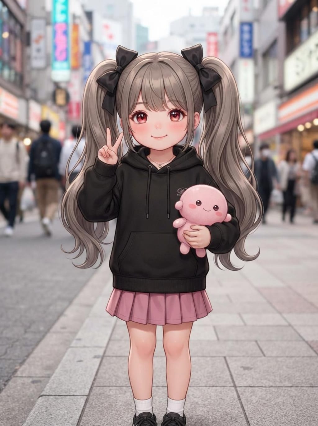 星宮乃愛ちゃんと ももほうくん