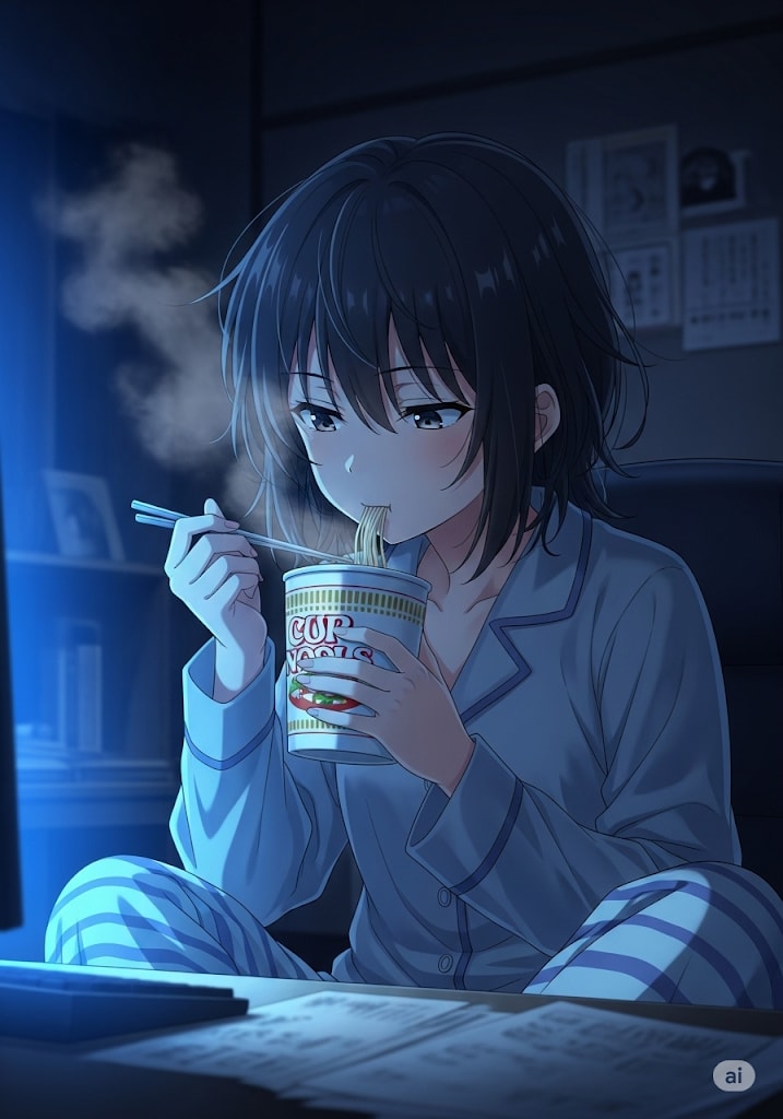 あぁ、染み渡る。今の私には、フランス料理よりこれ一杯の救いが必要だったのよ。 | の人気AIイラスト・グラビア