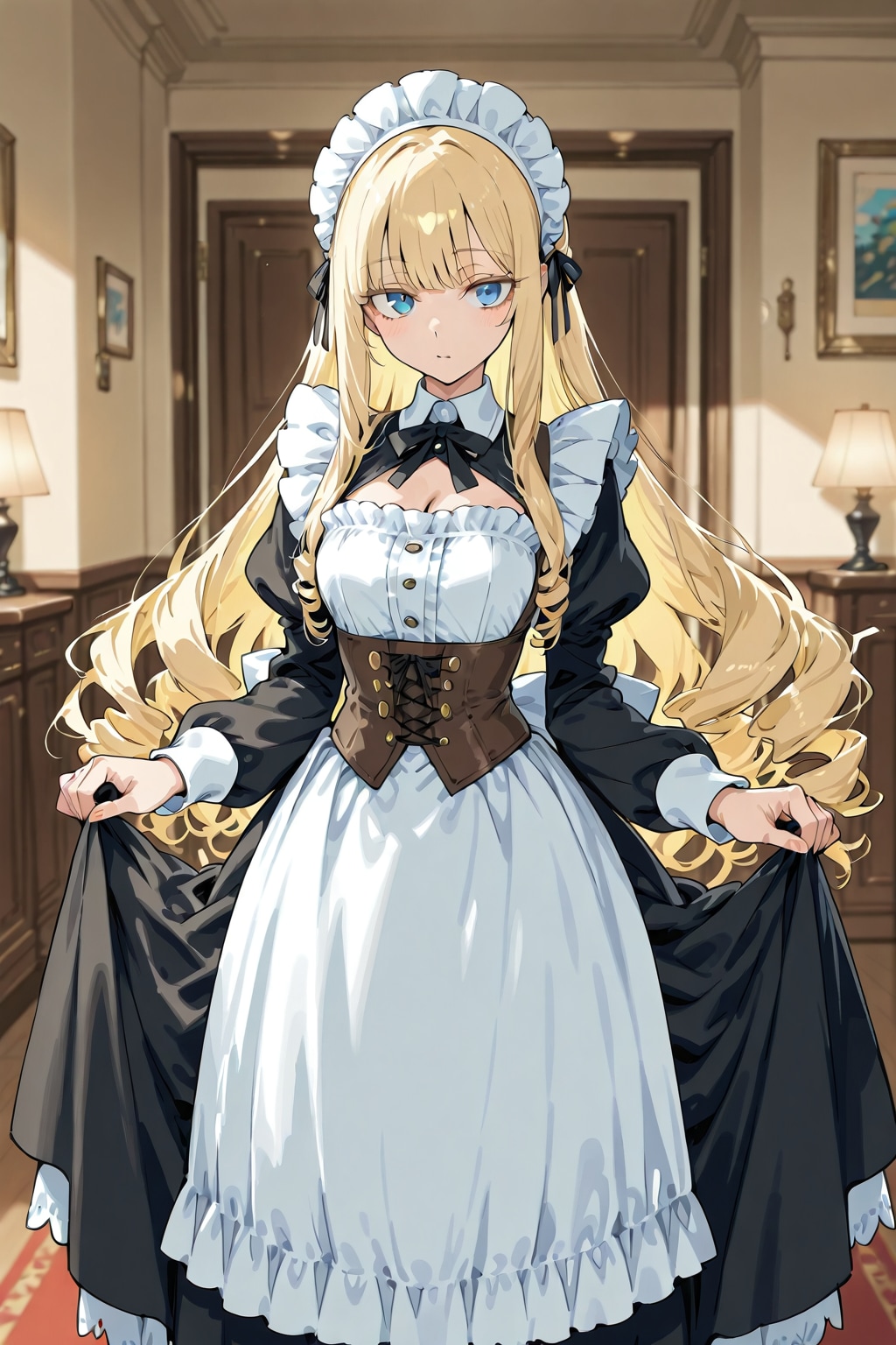 【習作】オリジナルキャラ系メイドさん