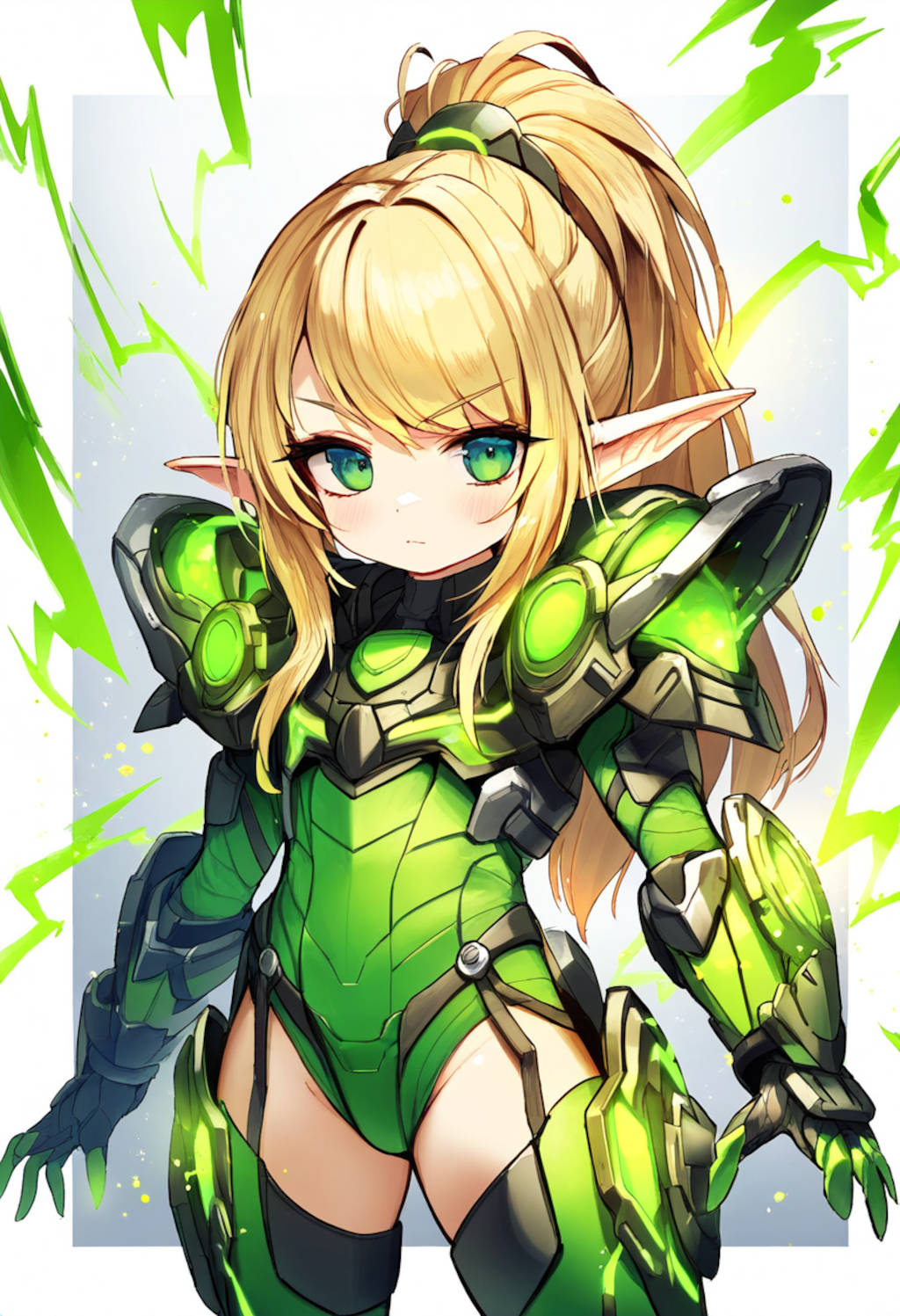 パワードスーツ＋エルフさん