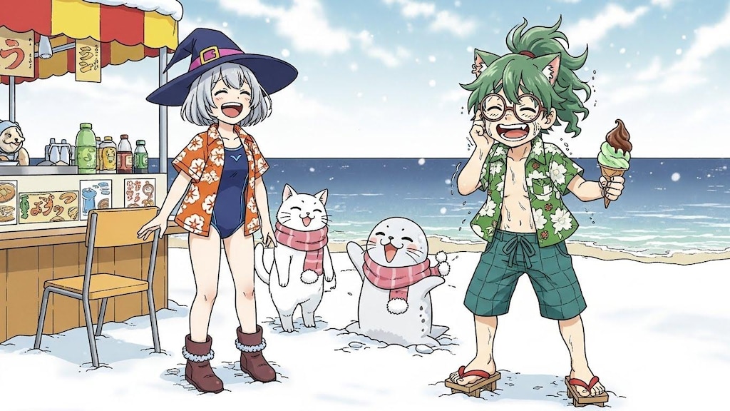 季節外れの水着