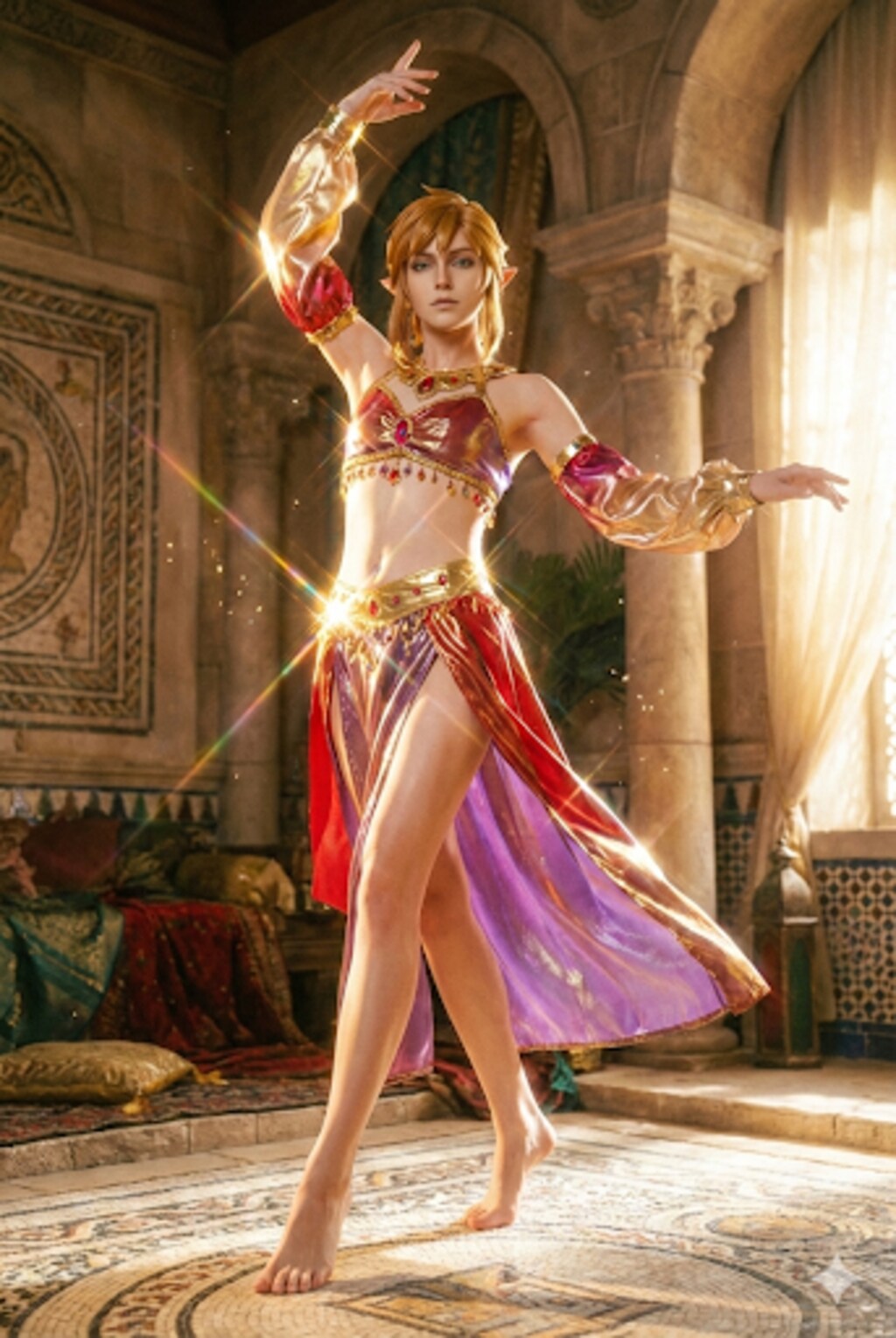 ゼルダの伝説　ゲルドリンク　踊り子　実写風