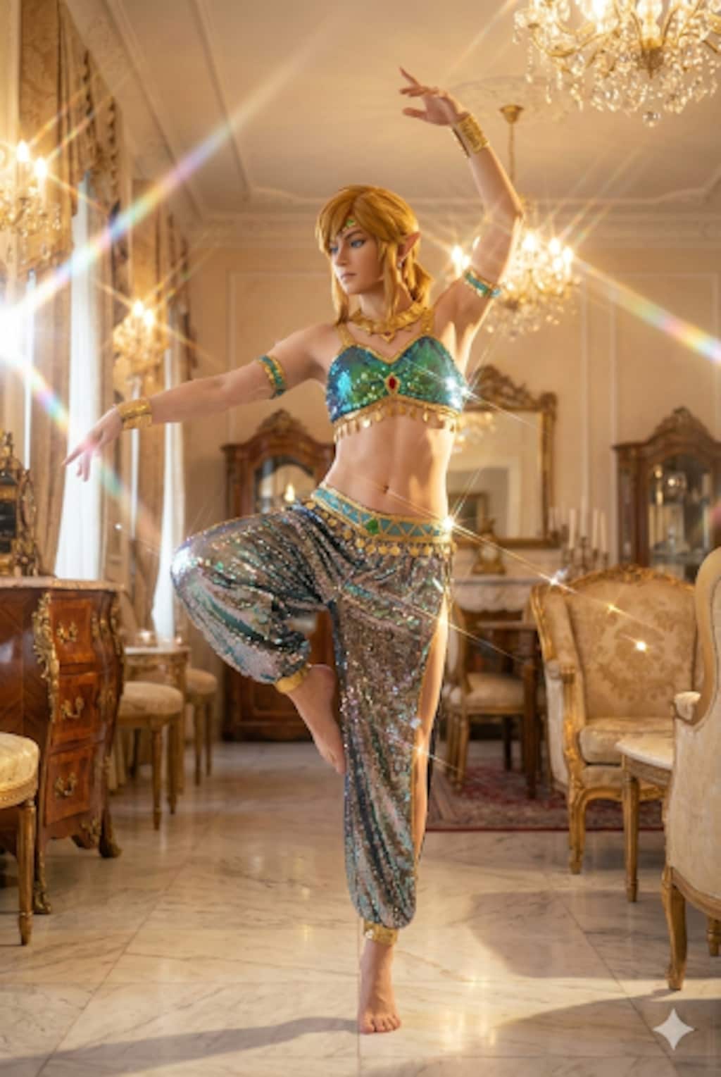 ゼルダの伝説　ゲルドリンク　踊り子　実写風