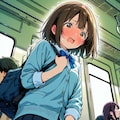 電車失禁 3枚目