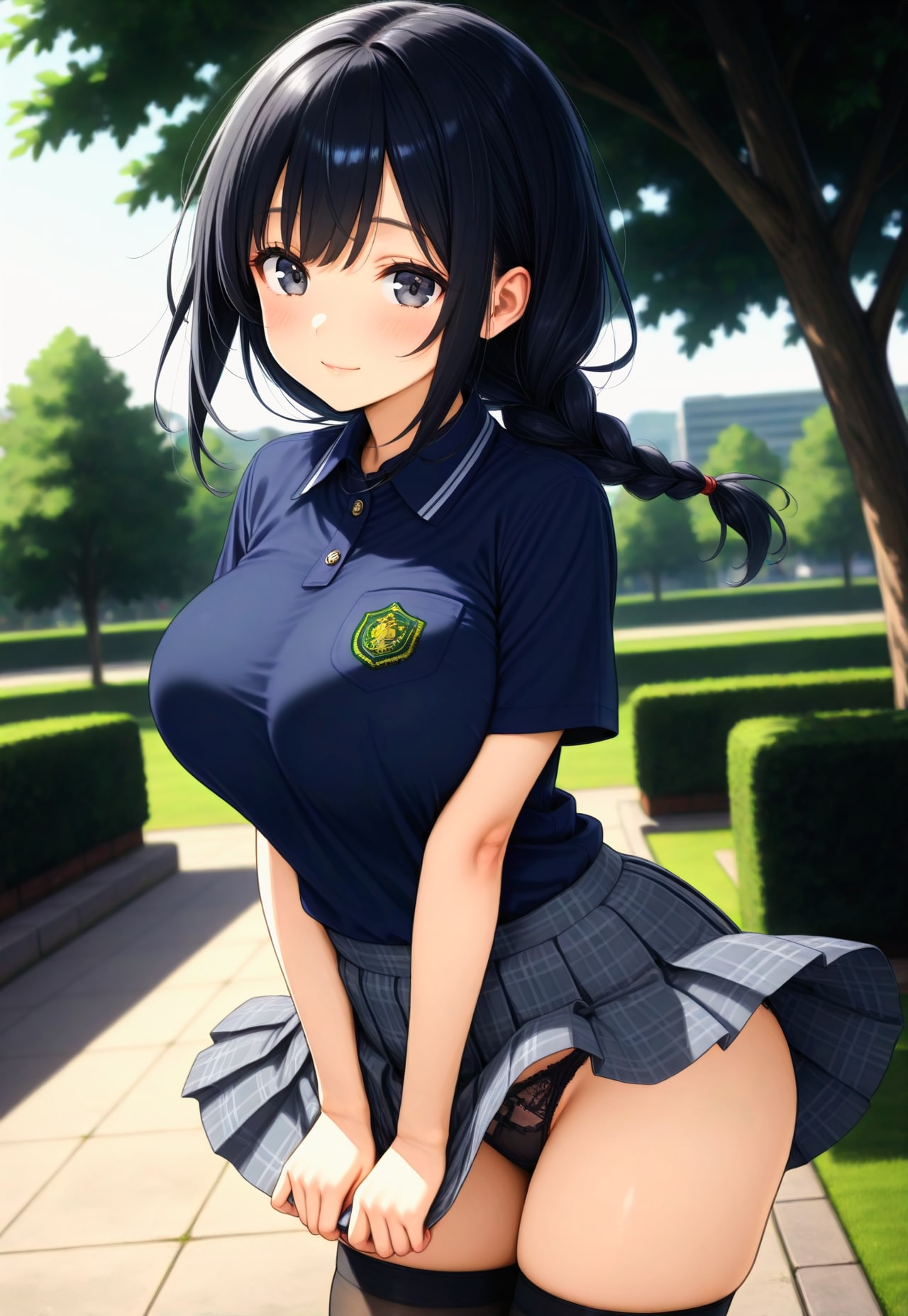 1416（紺のポロシャツ）