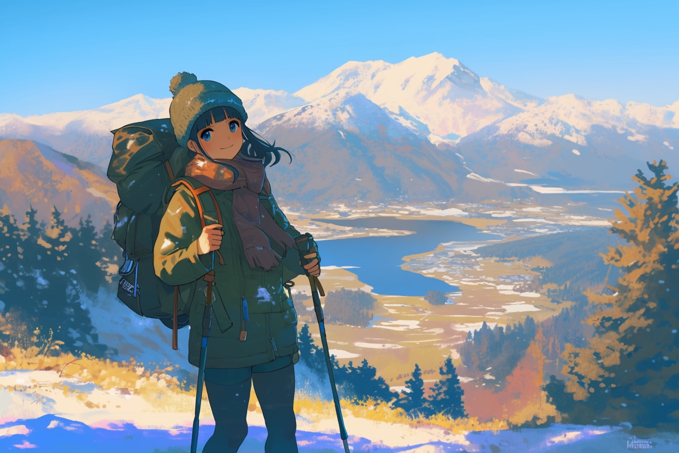 旅する少女14 | の人気AIイラスト・グラビア