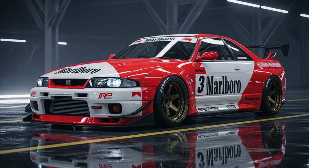 マルボロR33GT-Rレーシングカー