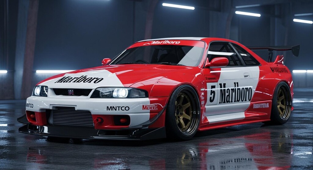 マルボロR33GT-Rレーシングカー