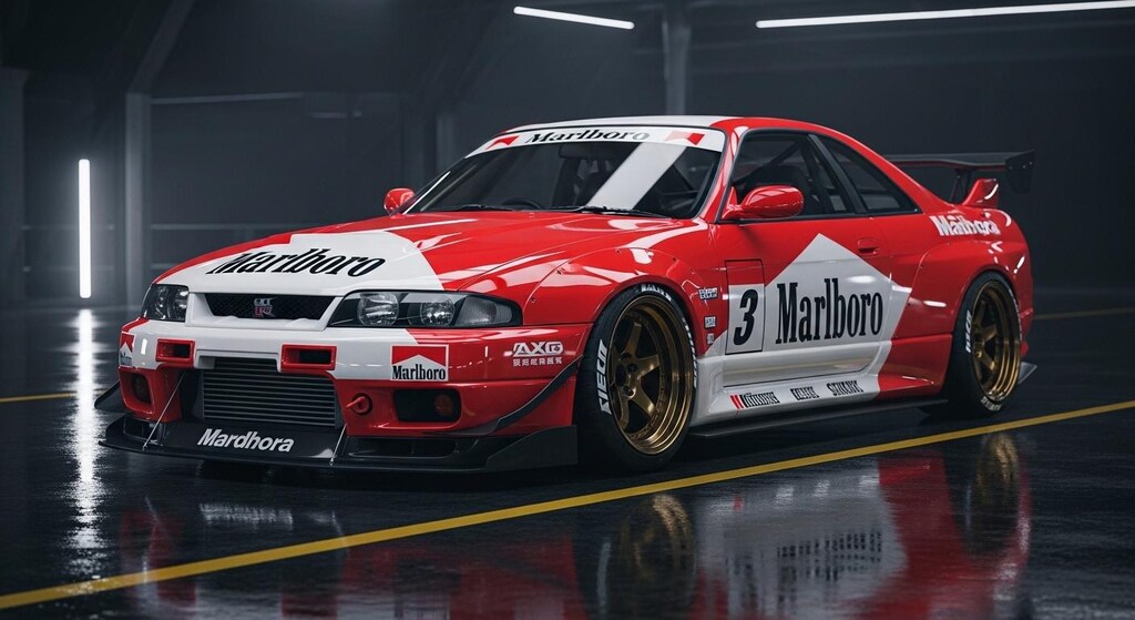 マルボロR33GT-Rレーシングカー