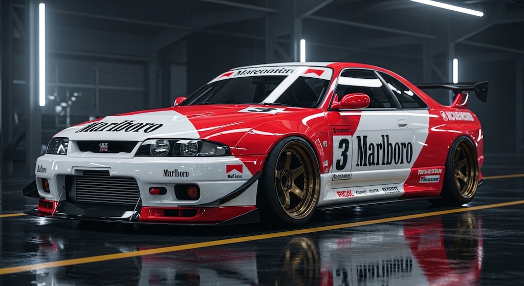 マルボロR33GT-Rレーシングカー