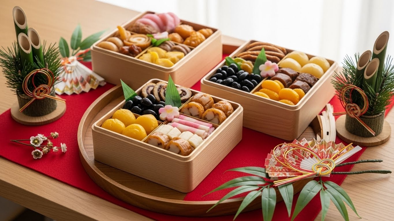 摩訶不思議食堂の御節料理2026 | の人気AIイラスト・グラビア