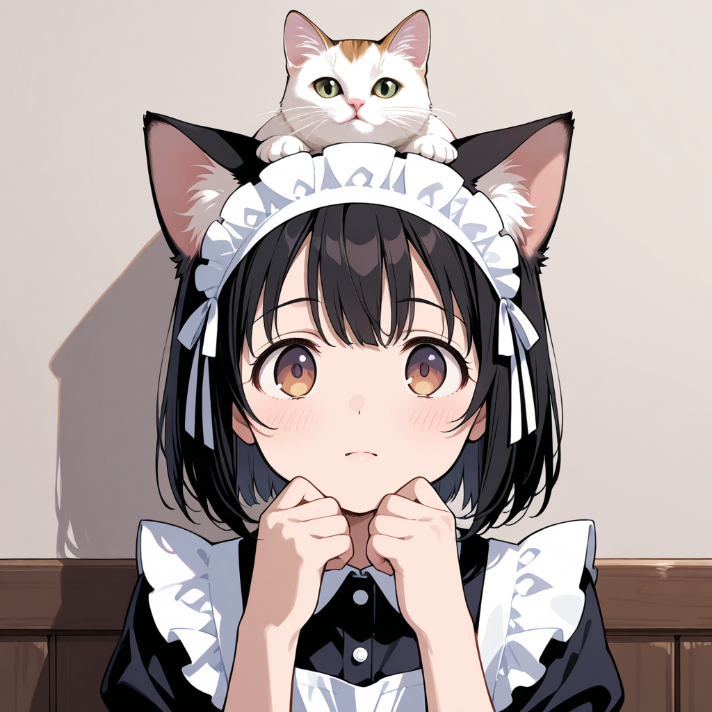 ねことメイドさんチャレンジ