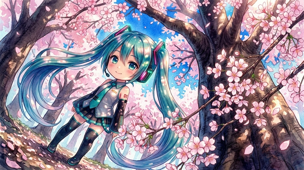 みどツイさん。桜