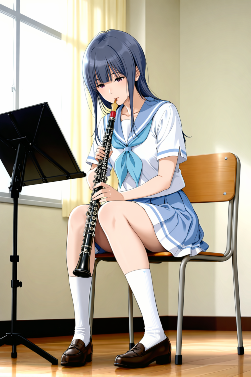 みぞれちゃんの練習風景