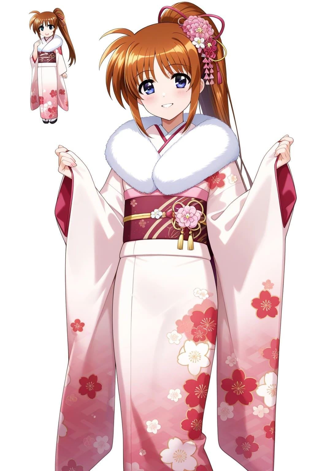 振り袖姿　高町なのは　詰め合わせ