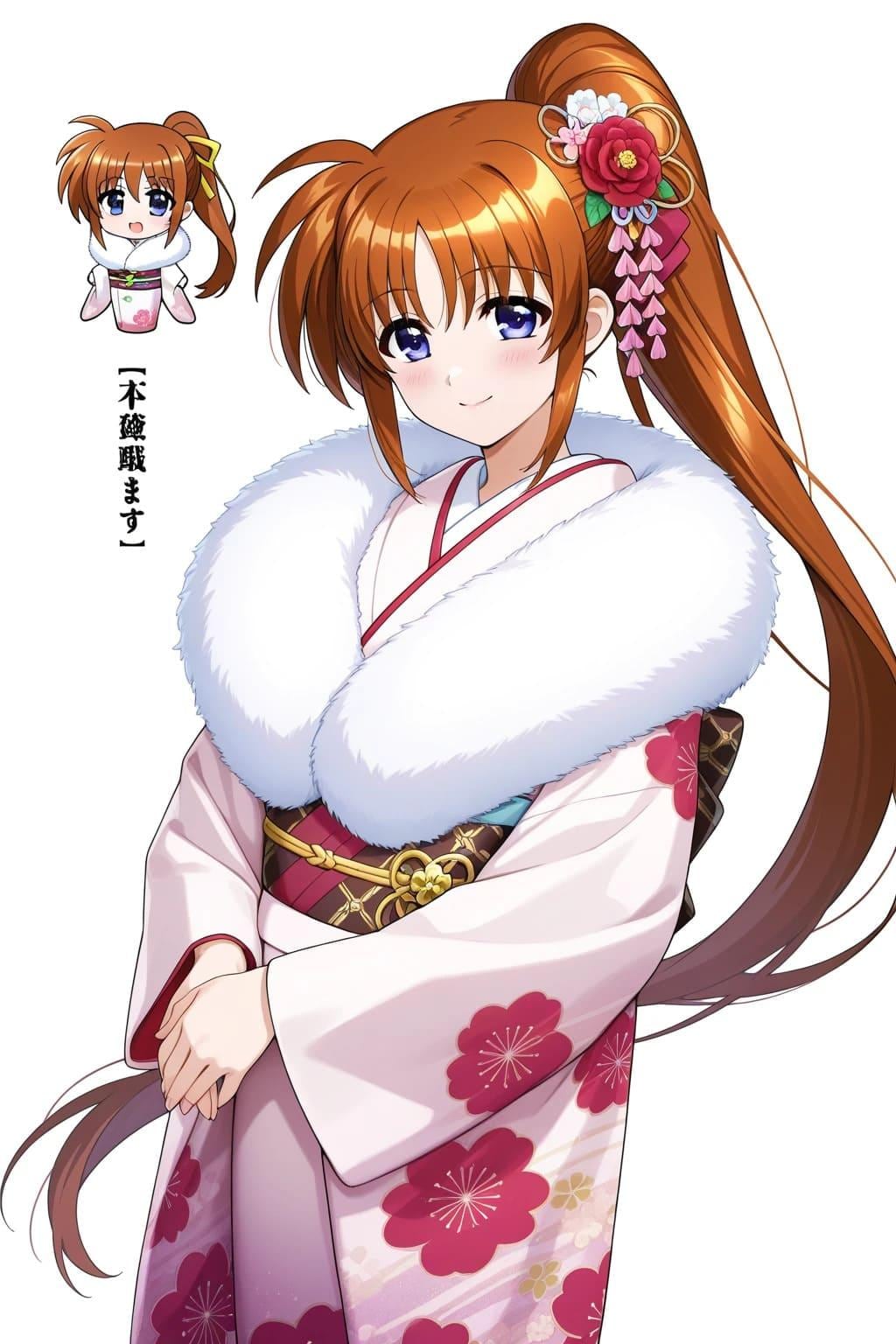 振り袖姿　高町なのは　詰め合わせ