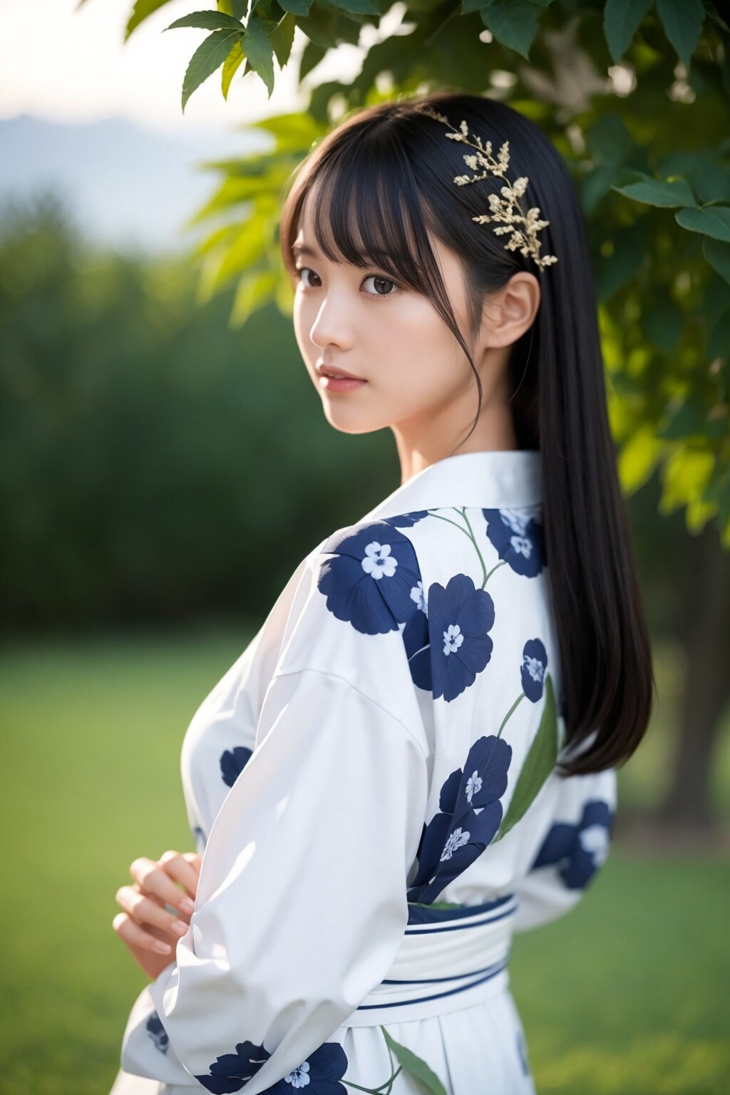 G☆Girl#81 秋の夕景と浴衣