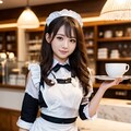 喫茶店の看板娘 4枚目