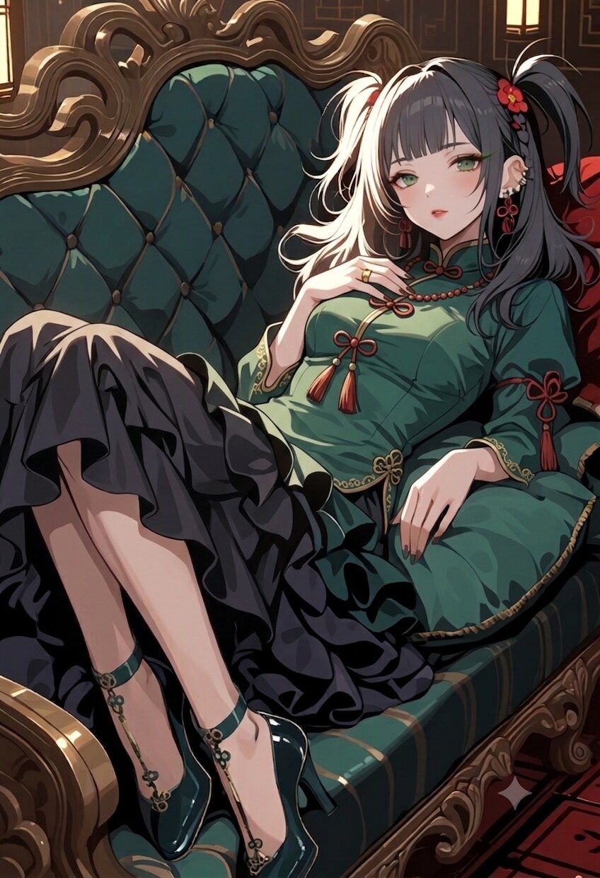 黒髪の娘