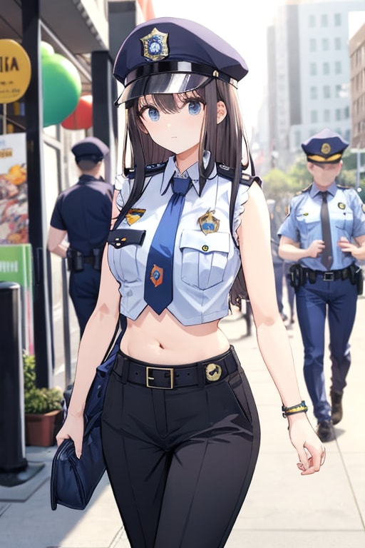 かっこかわいい婦警
