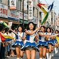 昭和の日　昭和レトロなマーチングバンドガール 12枚目