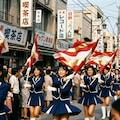 昭和の日　昭和レトロなマーチングバンドガール 7枚目