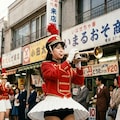 昭和の日　昭和レトロなマーチングバンドガール 4枚目