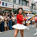 昭和の日　昭和レトロなマーチングバンドガール 11枚目