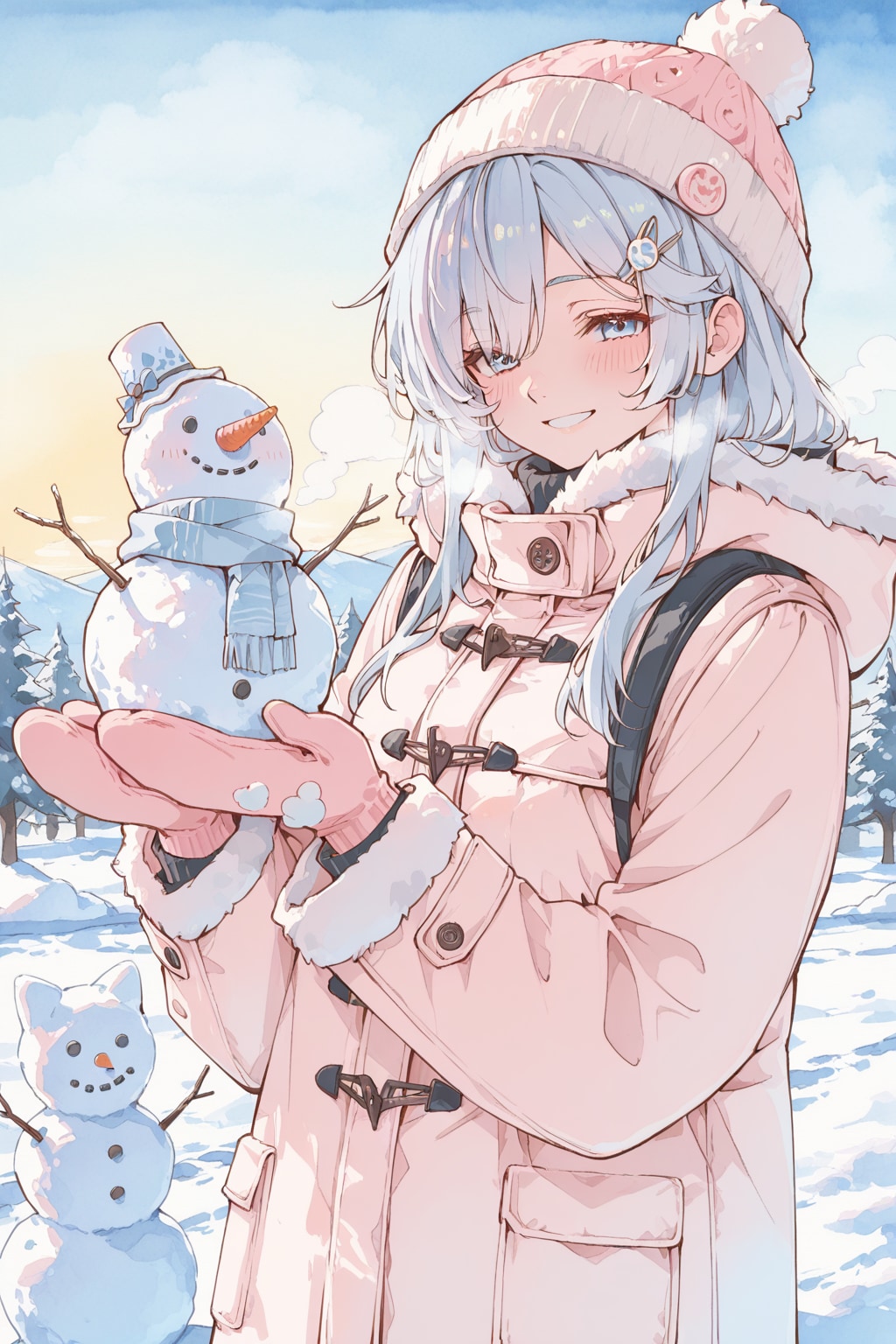 雪だるま。
