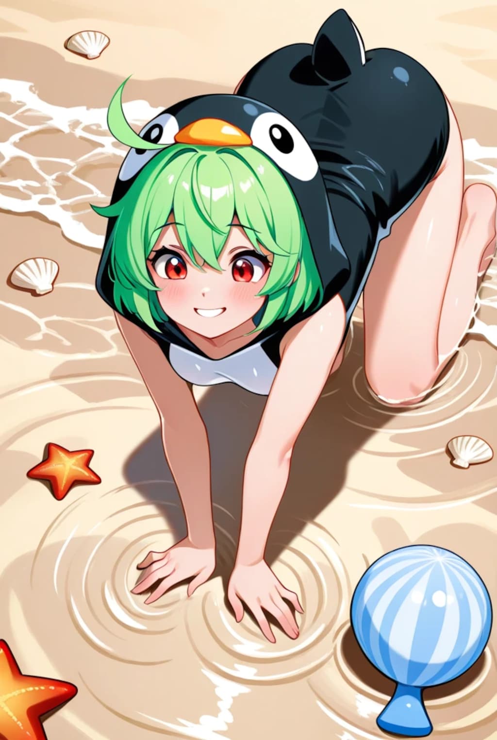 ペンギン娘なひなみちゃん