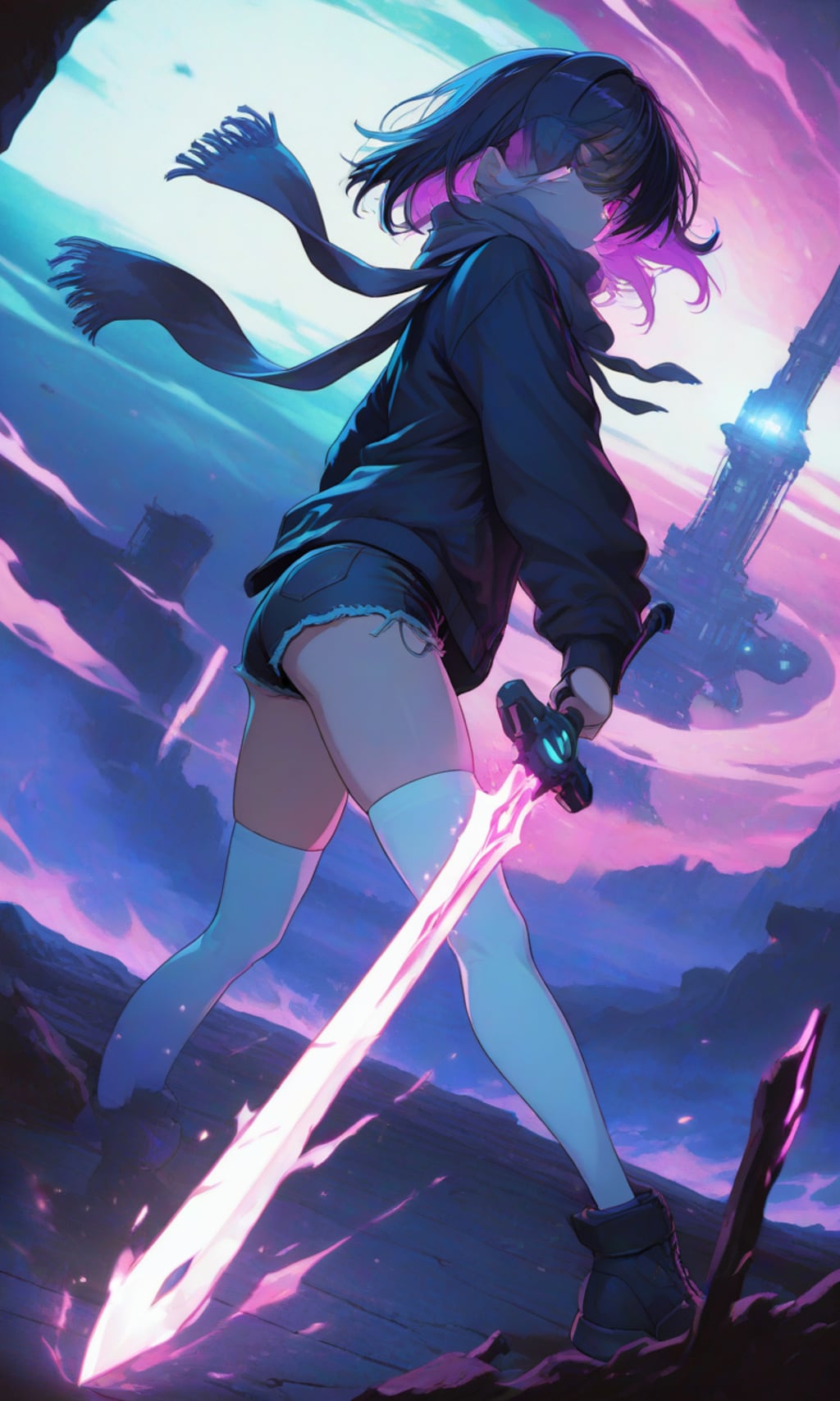 紫色が似合う女の子96