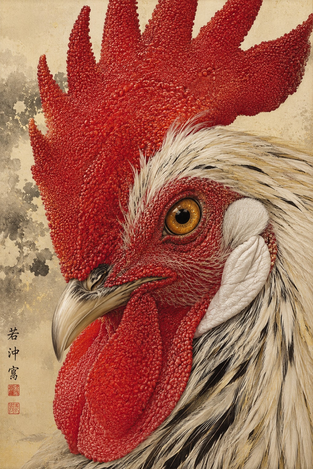 鶏（若冲風）