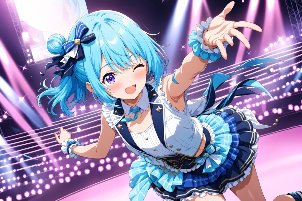 #TONE 試作画像　アイドル　－サンプルプロンプト流用参照－