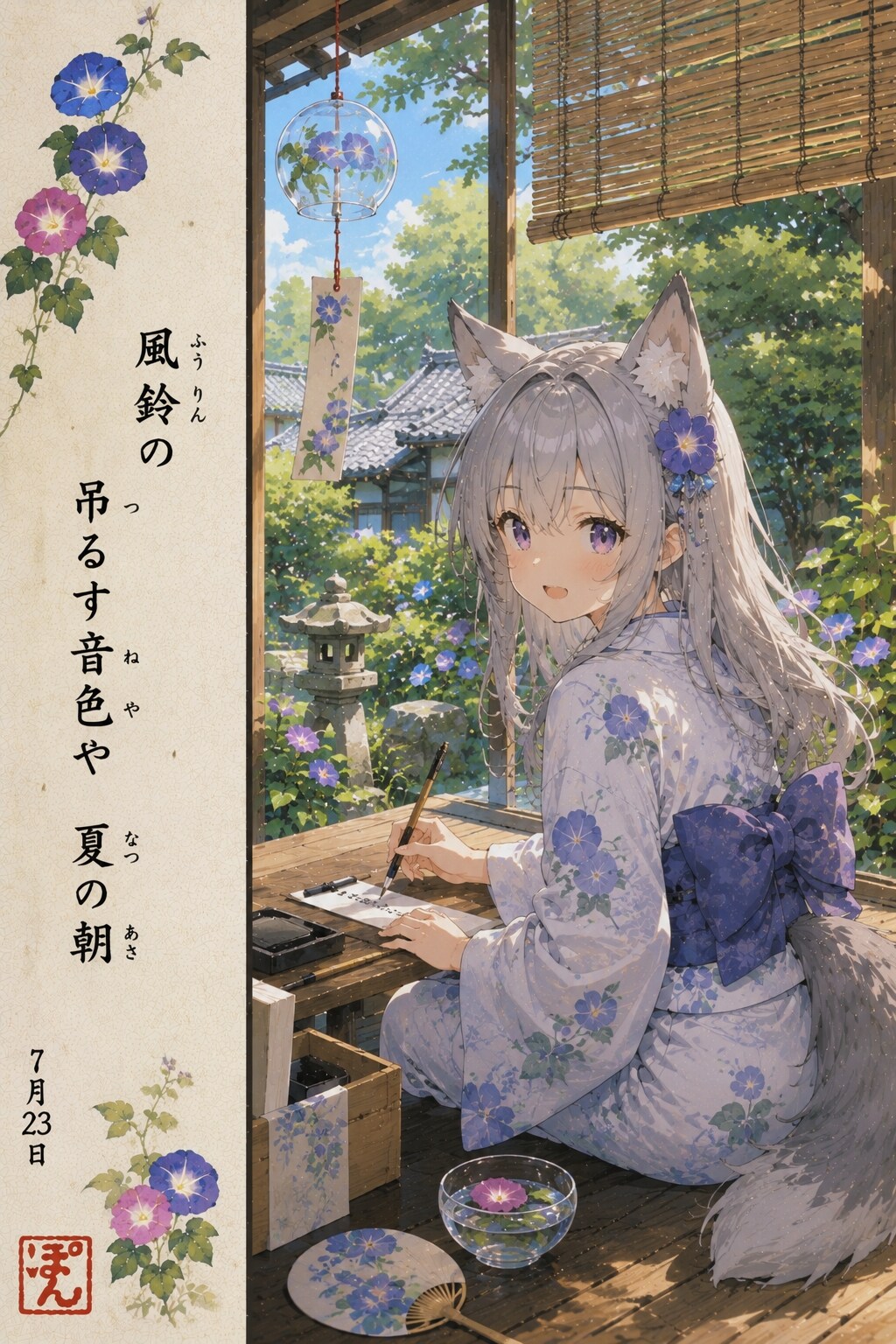 ケモミミ俳句 | の人気AIイラスト・グラビア