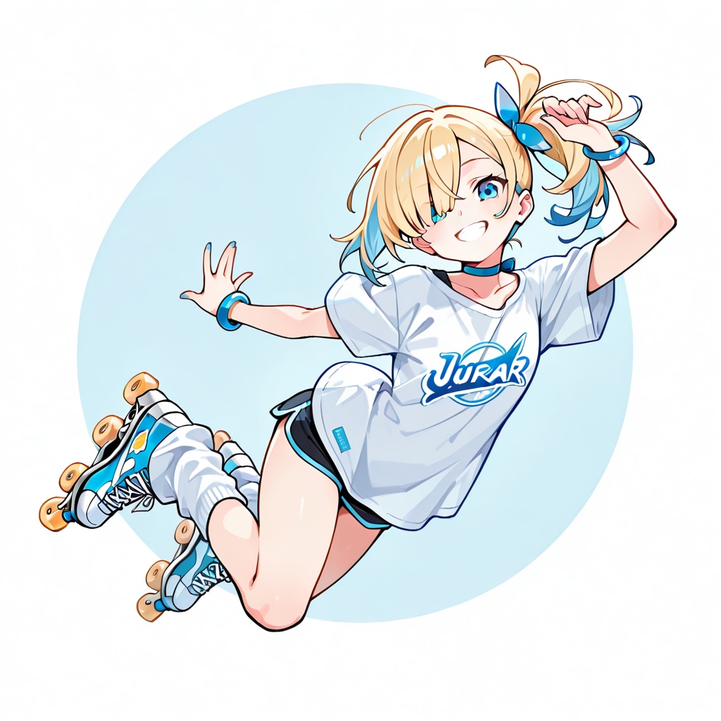 ローラースケート（うちの娘）