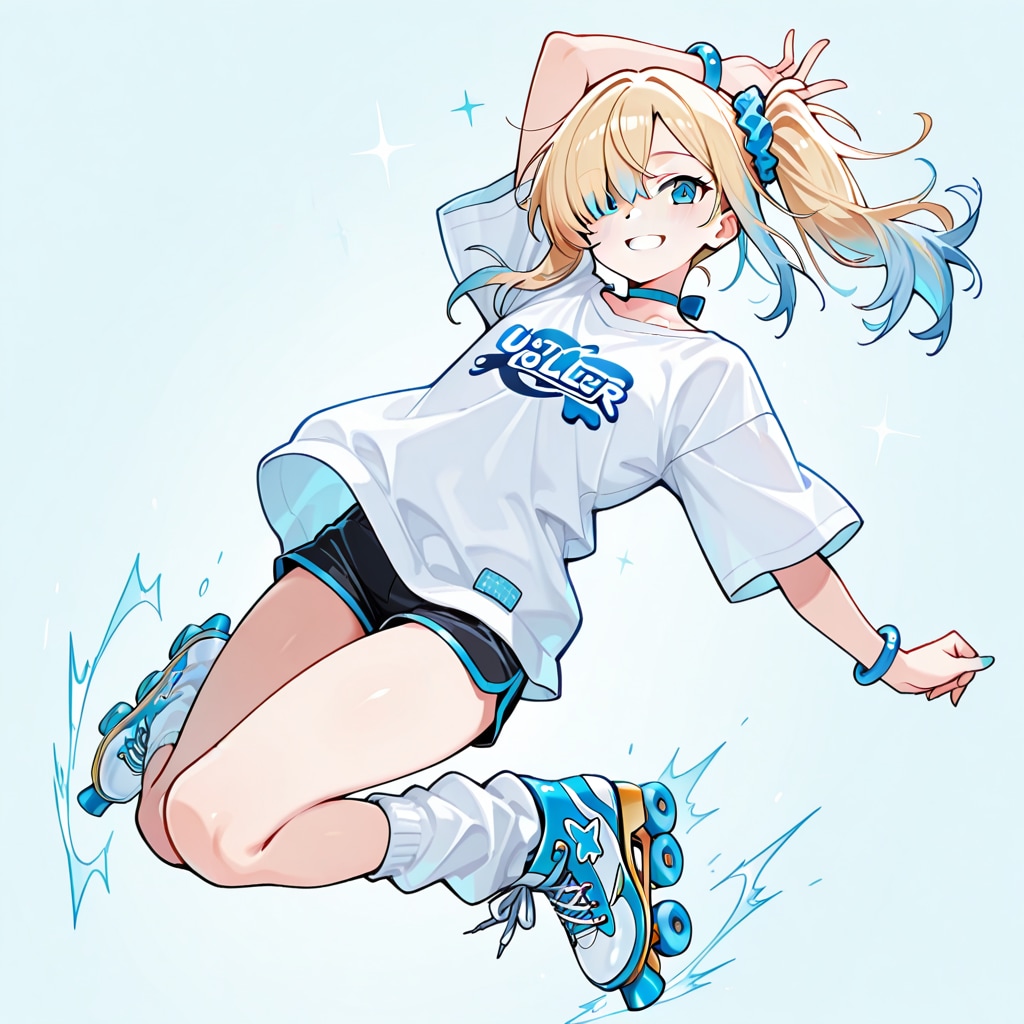 ローラースケート（うちの娘）