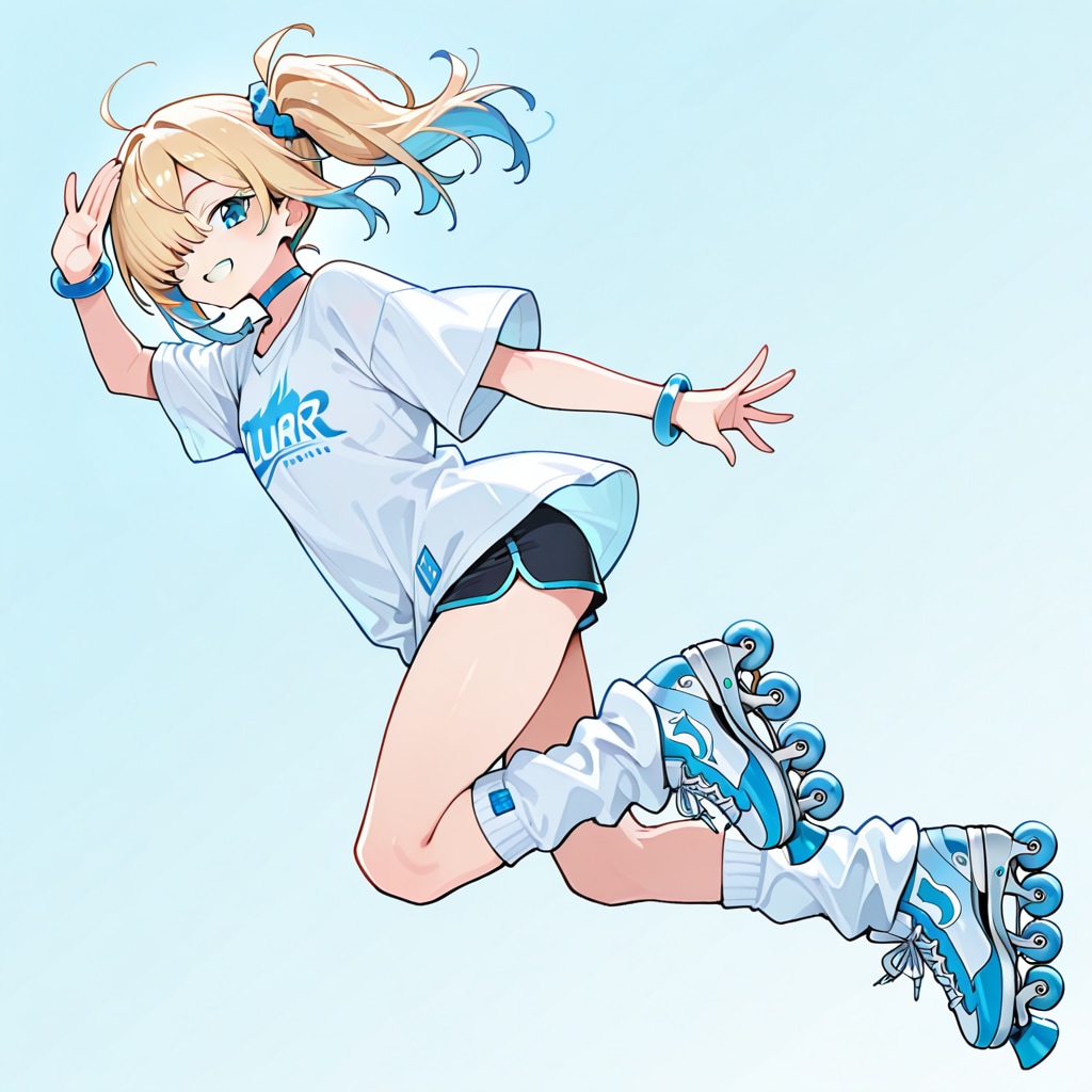 ローラースケート（うちの娘）