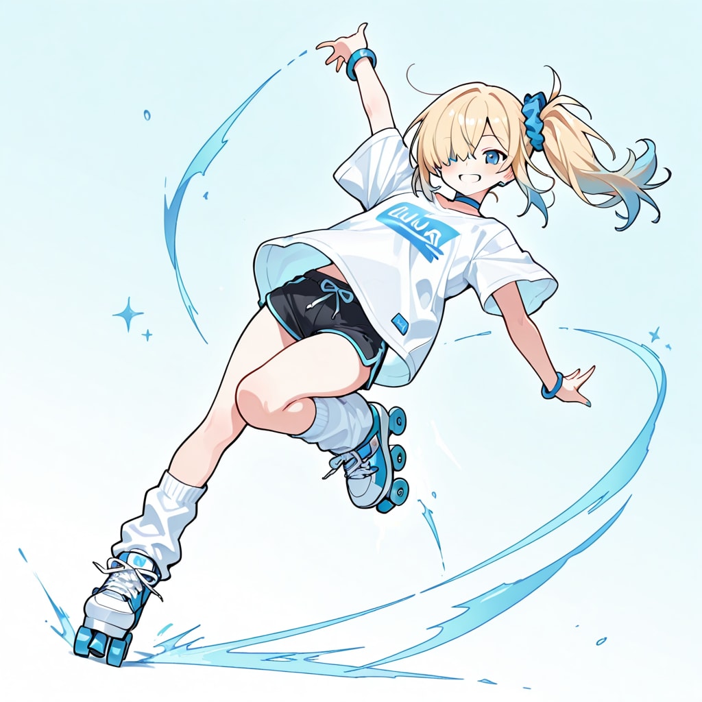 ローラースケート（うちの娘）