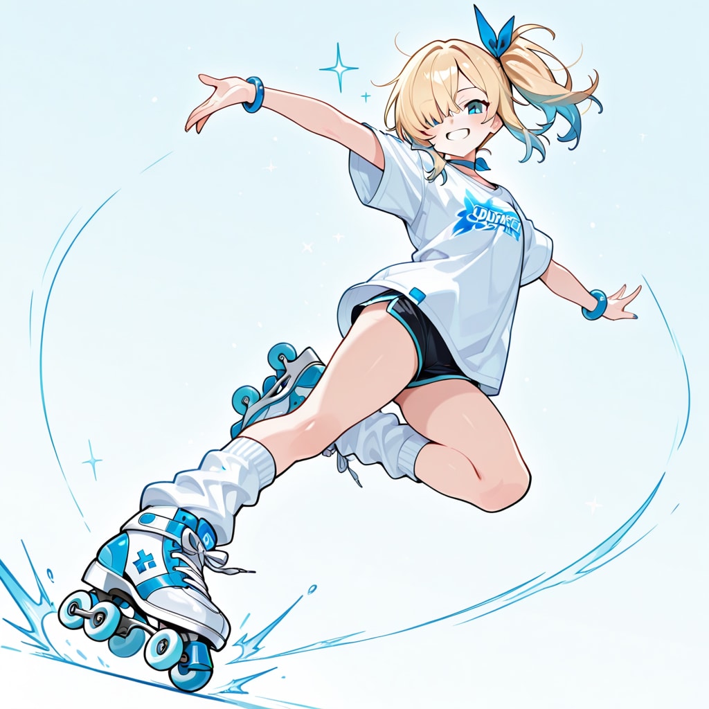 ローラースケート（うちの娘）