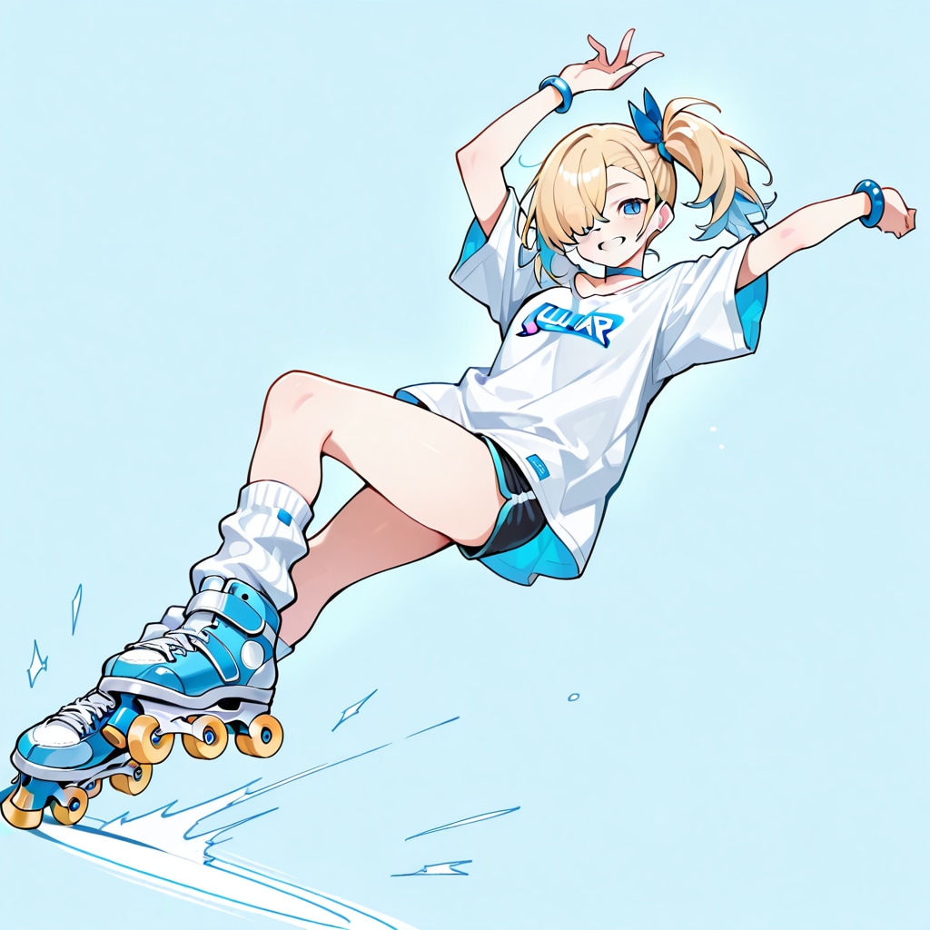 ローラースケート（うちの娘）