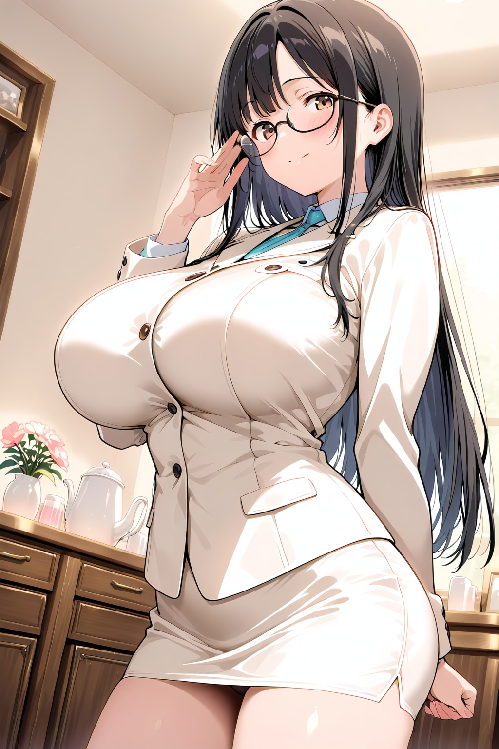 ミニスカートお姉さん