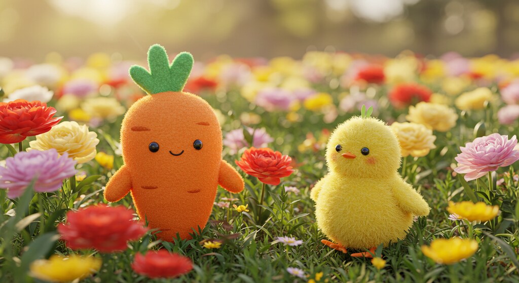 人参さんとひよこさん