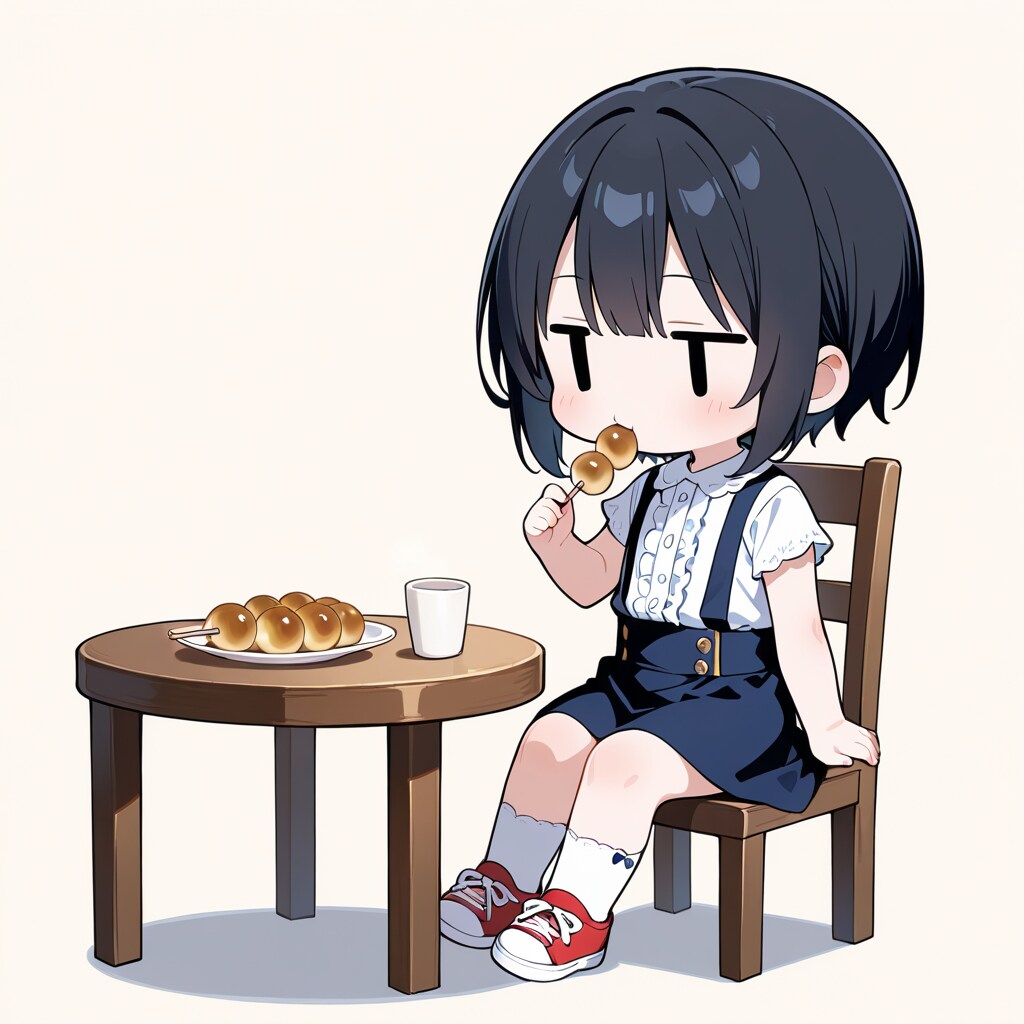 みたらし団子を食べる | の人気AIイラスト・グラビア