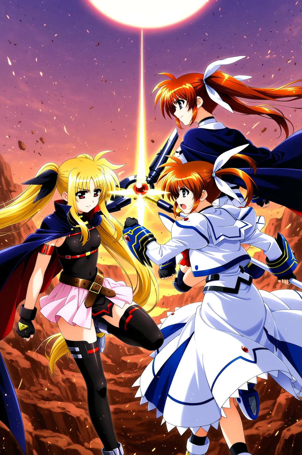 なのは➡　別の世界の私を連れてきたよ　フェイト➡　攻撃が激しい